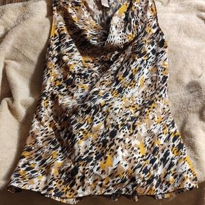 Banana Republic Cowl Neck Sleeveless Blouse